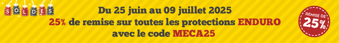 Soldes -25% sur les sabots enduro