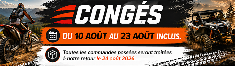 Congés du 10 août au 23 août inclus. 
