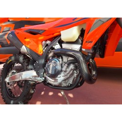 PROTECTION DE COLLECTEUR KTM / HUSQVARNA / GASGAS CARBONE 350 EXCF / 350 FE / 350 ECF 2024-2026