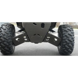 PROTECTIONS TRIANGLES ARRRIERE ALUMINIUM - POLARIS RZR 900 S / 1000 S (2015-2022) / 1000 S TRAIL (2021-2026)